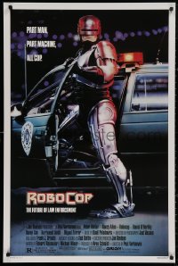 4a1056 ROBOCOP 1sh 1987 Verhoeven classic, Peter Weller is part man, part machine, all cop!