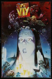 4a0022 VIY OR SPIRIT OF EVIL export Russian 26x39 R1980s wild, completely different horror art!