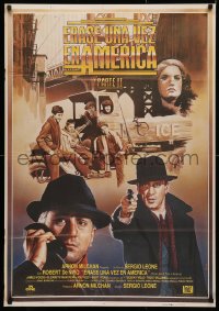 4a0246 ONCE UPON A TIME IN AMERICA Spanish 1984 Robert De Niro, James Woods, Sergio Leone, Ramon!