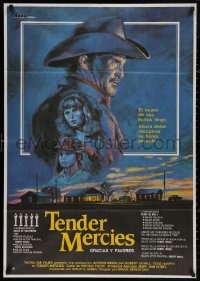 4a0257 TENDER MERCIES Spanish 1984 Bruce Beresford, different art of Robert Duvall & top cast!