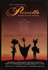 4a0608 ADVENTURES OF PRISCILLA QUEEN OF THE DESERT 2-sided 17x25 special poster 1994 Stamp!