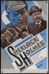4a0302 CASE-BOOK OF SHERLOCK HOLMES tv poster 1993 Brett, Hardwicke by Davis, Master Blackmailer!