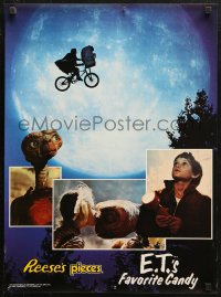 4a0622 E.T. THE EXTRA TERRESTRIAL 20x27 special poster 1982 Reese's Pieces are his favorite candy!