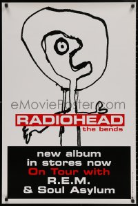 4a0363 RADIOHEAD 24x36 music poster 1995 The Bends, completely different surreal art, R.E.M.!