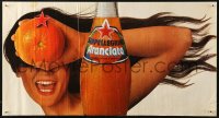 4a0567 SAN PELLEGRINO ARANCIATA 15x28 Italian advertising poster 1990s orange soda!