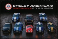 4a0670 SHELBY AMERICAN 24x36 special poster 1990s great image of several serious muscle cars!