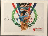 4a0675 SPIRIT OF THE MOMENT 18x24 special poster 1984 charter induction of the Olympic Hall of Fame!