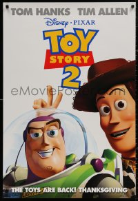 4a1143 TOY STORY 2 advance DS 1sh 1999 Woody, Buzz Lightyear, Disney and Pixar animated sequel!