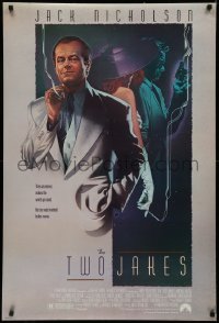 4a1148 TWO JAKES DS 1sh 1990 cool full-length art of smoking Jack Nicholson by Rodriguez!
