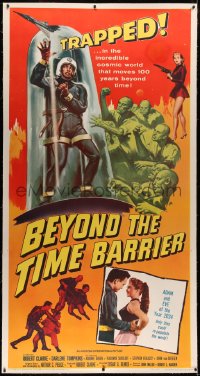 4b0007 BEYOND THE TIME BARRIER linen 3sh 1959 Adam & Eve of the year 2024 repopulating the world!
