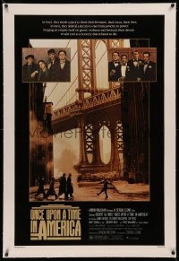 4b0202 ONCE UPON A TIME IN AMERICA linen 1sh 1984 Robert De Niro, James Woods, Sergio Leone!