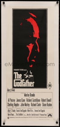 4c0168 GODFATHER linen Aust daybill 1972 Marlon Brando & Al Pacino in Francis Ford Coppola classic!
