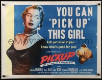 4c0234 PICKUP linen 1/2sh 1951 you won't pick up Beverly Michaels if you know what's good for you!
