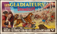 4d0153 DEMETRIUS & THE GLADIATORS French 90x150 1954 Victor Mature, Susan Hayward, Benari art, rare!