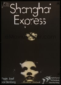 4d0465 SHANGHAI EXPRESS German R1970 Josef von Sternberg, cool image of Marlene Dietrich and clock!