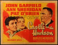 4d0113 CASTLE ON THE HUDSON style B 1/2sh 1940 Ann Sheridan, John Garfield, Pat O'Brien, ultra rare!