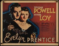 4d0116 EVELYN PRENTICE 1/2sh 1934 romantic portrait of William Powell & pretty Myrna Loy, very rare!