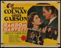 4d0123 RANDOM HARVEST 1/2sh 1942 three images of Ronald Colman & Greer Garson, very rare!