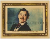 4d0352 GONE WITH THE WIND LC 1939 wonderful Seguso art portrait of Clark Gable as Rhett Butler!