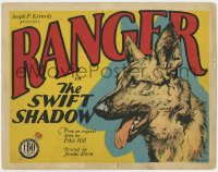 4d0339 SWIFT SHADOW TC 1927 wonderful art of Ranger the German Shepherd dog hero, ultra rare!