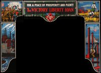 4d0028 FOR A PEACE OF PROSPERITY & PLENTY 42x50 WWI war poster 1918 invest in Victory Liberty Loan!