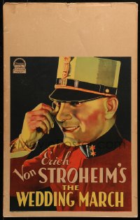 4d0205 WEDDING MARCH WC 1928 great art of Erich Von Stroheim as an impoverished aristocrat, rare!