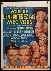 4f0249 YOU CAN'T TAKE IT WITH YOU Belgian R1950s Frank Capra, Jean Arthur, Barrymore, James Stewart