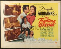 4f0357 FIGHTING O'FLYNN style A 1/2sh 1949 art of swashbuckling Douglas Fairbanks, Jr, Helena Carter!