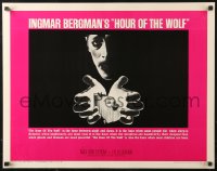 4f0382 HOUR OF THE WOLF 1/2sh 1968 directed by Ingmar Bergman, Liv Ullmann, von Sydow, creepy!