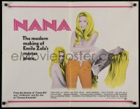 4f0430 NANA 1/2sh 1969 Anna Gael, a modern sexy version of Emile Zola's famous novel, wild images!
