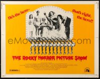 4f0454 ROCKY HORROR PICTURE SHOW 1/2sh 1975 wacky image of 'hero' Tim Curry & cast!