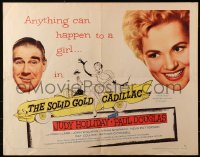 4f0463 SOLID GOLD CADILLAC style A 1/2sh 1956 Hirschfeld art of Judy Holliday & Paul Douglas in car!