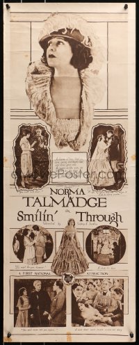 4f0800 SMILIN' THROUGH insert 1922 images of beautiful Norma Talmadge in a dual role, ultra-rare!