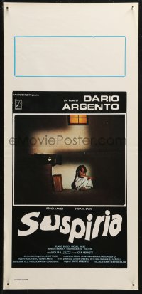 4f0599 SUSPIRIA Italian locandina 1977 classic Dario Argento giallo horror, Harper, white title!