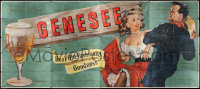 4g0338 GENESEE billboard 1950s great art of dancing couple, real old-fashioned goodness!