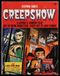 4g0724 CREEPSHOW softcover book 1982 great Jack Kamen cover art, E.C. Comics adapted in movie!