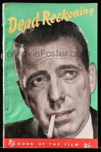 4g0496 DEAD RECKONING English softcover book 1947 scenes from the movie, Humphrey Bogart, film noir!