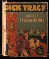 4g0519 DICK TRACY Big Little Book hardcover book 1966 Chester Gould's Dick Tracy & the Stolen Bonds!