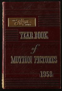 4g0595 FILM DAILY YEARBOOK OF MOTION PICTURES hardcover book 1958 filled with movie information!