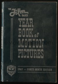 4g0604 FILM DAILY YEARBOOK OF MOTION PICTURES softcover book 1967 loaded with great movie info!