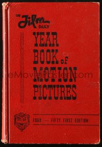 4g0606 FILM DAILY YEARBOOK OF MOTION PICTURES hardcover book 1969 loaded with movie information!
