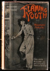 4g0533 FLAMING YOUTH hardcover book 1924 famous novel from which the notable film drama was made!