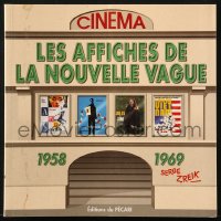 4g0753 LES AFFICHES DE LA NOUVELLE VAGUE French softcover book 1998 with color photos!