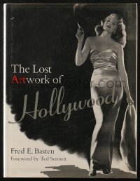 4g0654 LOST ARTWORK OF HOLLYWOOD hardcover book 1996 classic images from the Golden Age of movies!