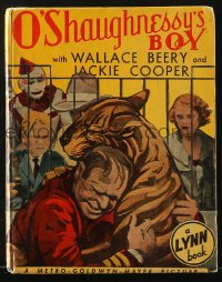 4g0553 O'SHAUGHNESSY'S BOY Lynn hardcover book 1935 Wallace Beery & Jackie Cooper, w/ movie images!