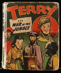 4g0528 TERRY & THE PIRATES Better Little Book hardcover book 1944 Terry and the War in the Jungle!