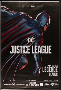 4g0038 JUSTICE LEAGUE teaser DS French 1p 2017 Zack Snyder, different image of Affleck as Batman!