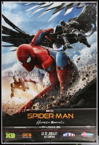 4g0027 SPIDER-MAN: HOMECOMING group of 2 teaser DS French 1ps 2017 Holland with Iron Man & Vulture!
