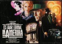 4g0020 ONCE UPON A TIME IN AMERICA German 33x47 1984 Sergio Leone, De Niro, different Casaro art!
