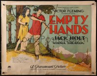4g0370 EMPTY HANDS 1/2sh 1924 spoiled rich Norma Shearer is stranded w/down-to-earth Holt, rare!
